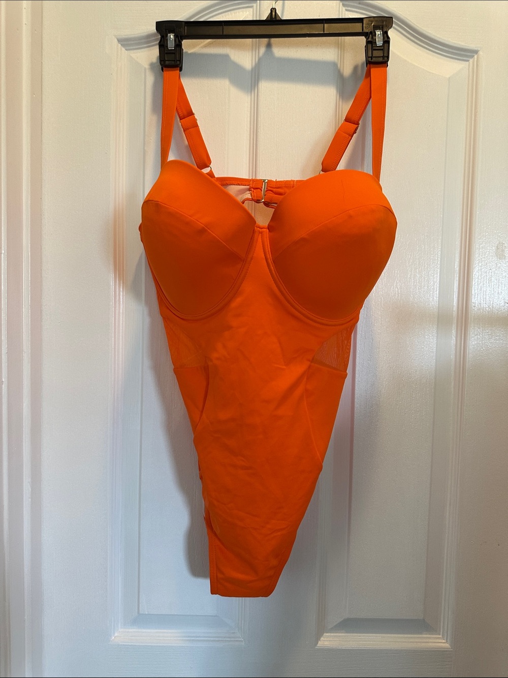 Swimsuits for all Orange Sculpted Bustier swimsuit -